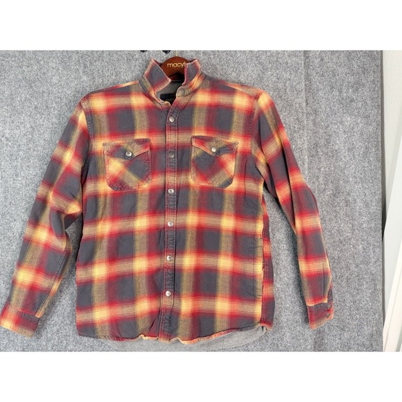 Lot 3 Grizzly Mtn Fleece Lined Plaid Flannel Snap Shirts - 2XL Red/Black + 2XL - Picture 9 of 16